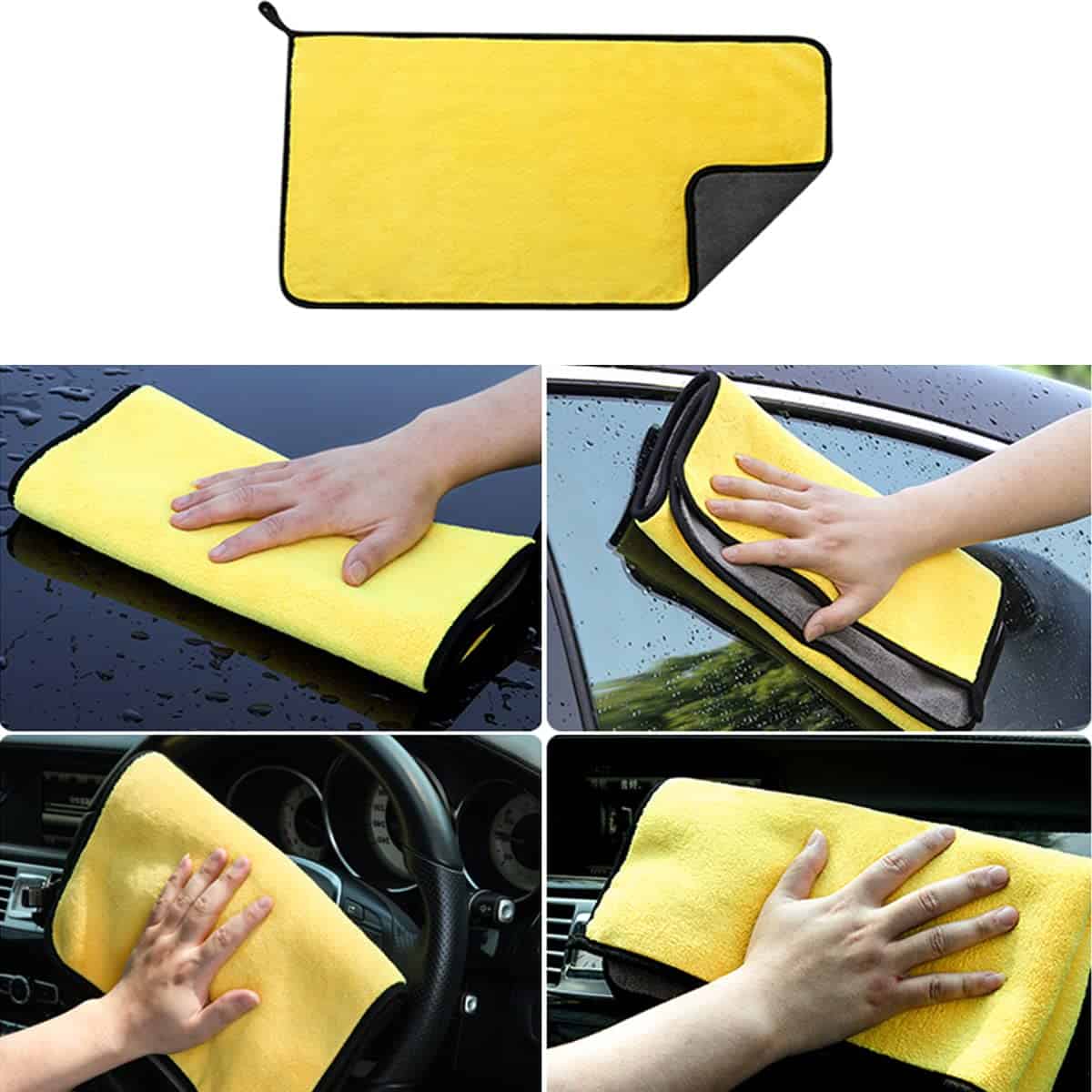 Cepillo de Lavado de Coches BMLEI con Mango Largo, Manopla - Imagen 5