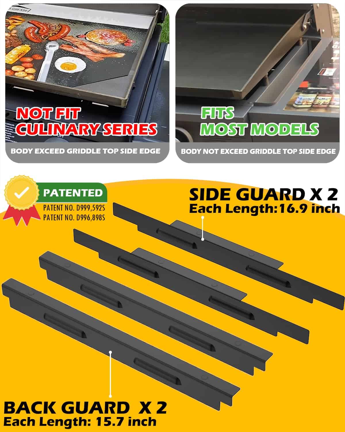 Paravientos magnéticos mejorados para Blackstone 36'' - Imagen 7