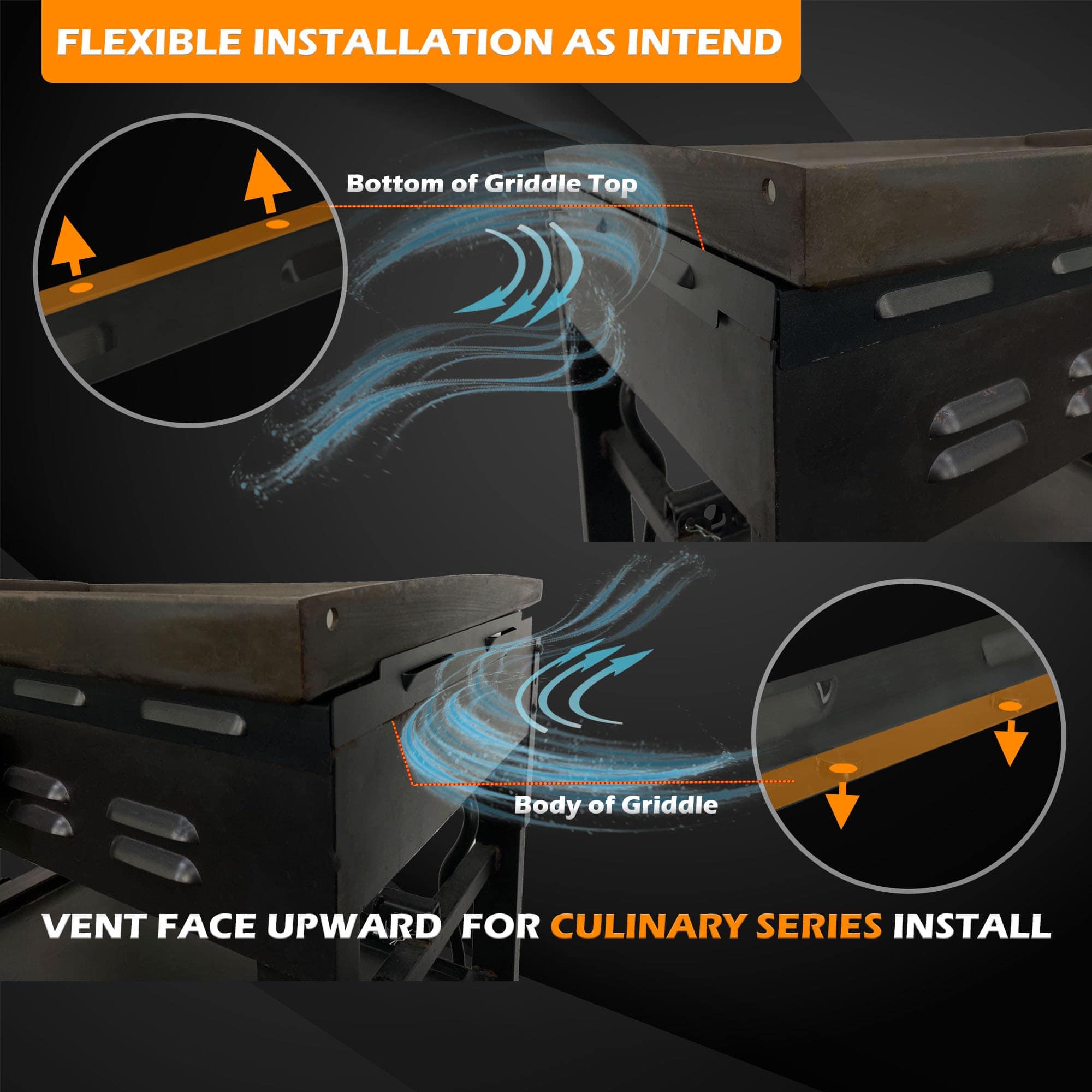 Paravientos magnéticos mejorados para Blackstone 36'' - Imagen 5