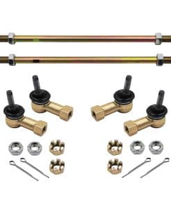 Juego de 4 Extremos de Barra de Acoplamiento y 2 Barras de