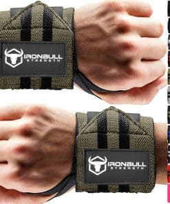 Muñequeras para levantamiento de pesas -Green