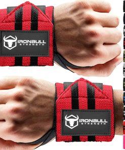Muñequeras para Levantamiento de Pesas -Rojo