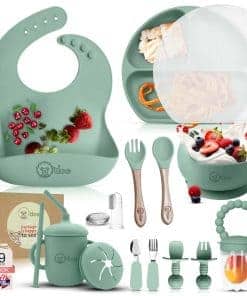 O'doe Juego de Alimentación para Bebés de -Verde