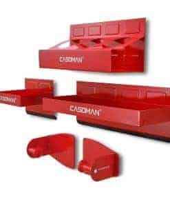 CASOMAN 4PCS Estantería de Caja de Herramientas Magnética