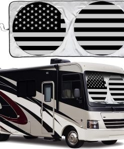 Parasol para parabrisas de autobús escolar KOOUFE, Bloqueo