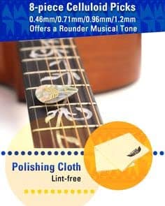 Caja de regalo de accesorios de guitarra Stage -Azul y naran - Imagen 6