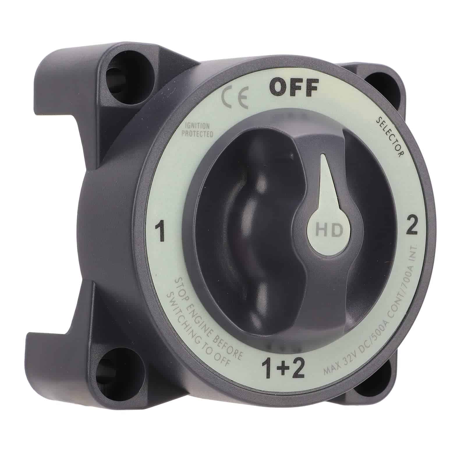 Interruptor de batería selector de 500A, resistente al