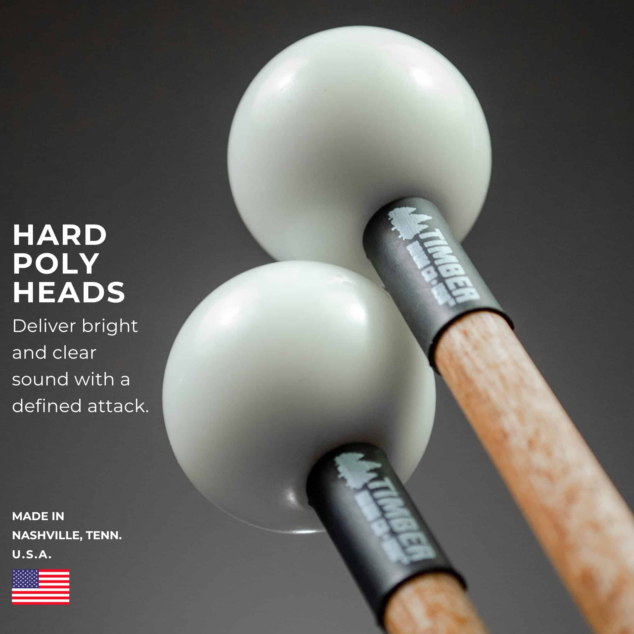 Combo de mazos de percusión Timber Drum Co. - ENSAMBLADOS - Imagen 3