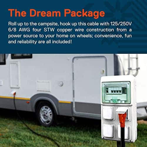 Cable de extensión de alimentación de generador RV de 50 - Imagen 4