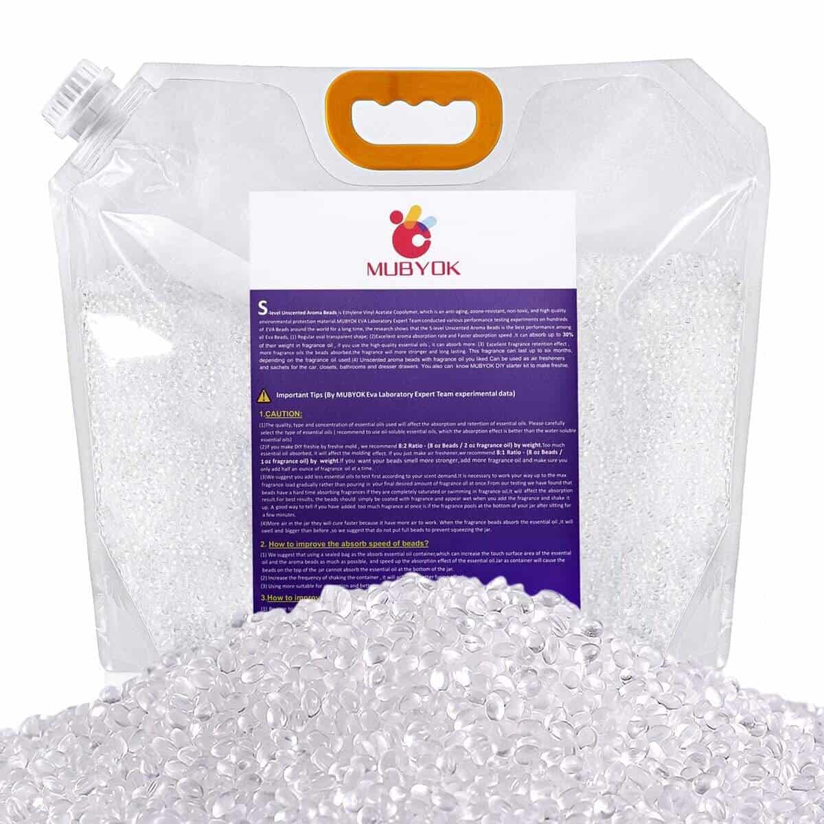 MUBYOK 7lb Premium Aroma Beads sin aroma para bricolaje Car