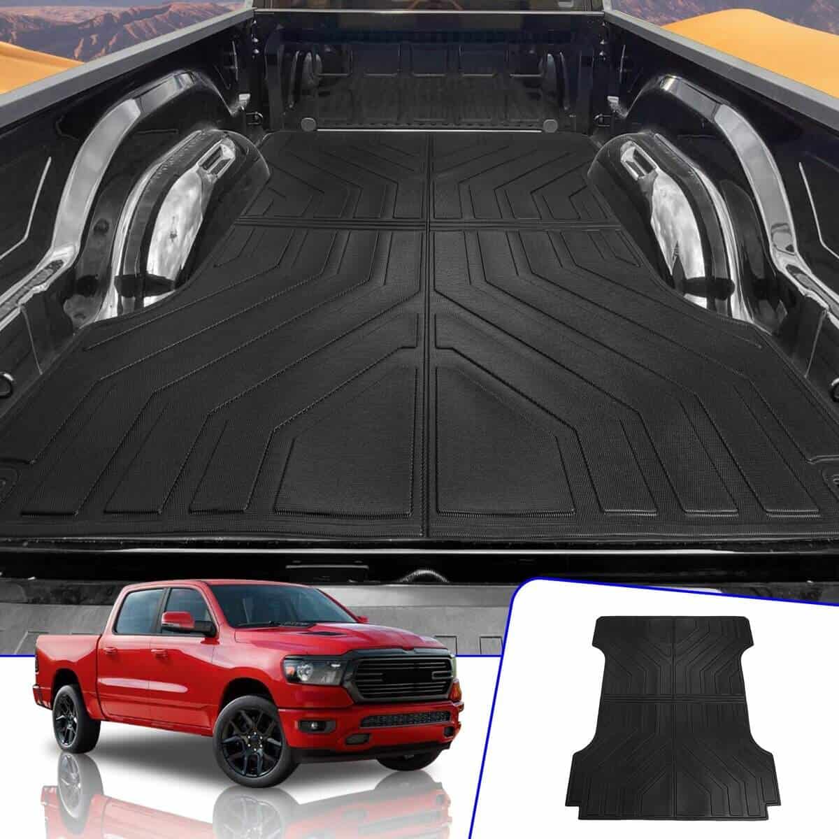 Tapete de cama de camioneta Rongtaod Compatible con Dodge
