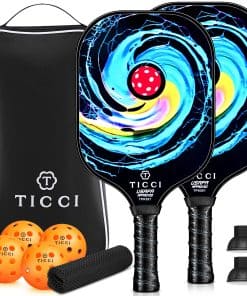 Conjunto de dos raquetas de pickleball de grafeno premium