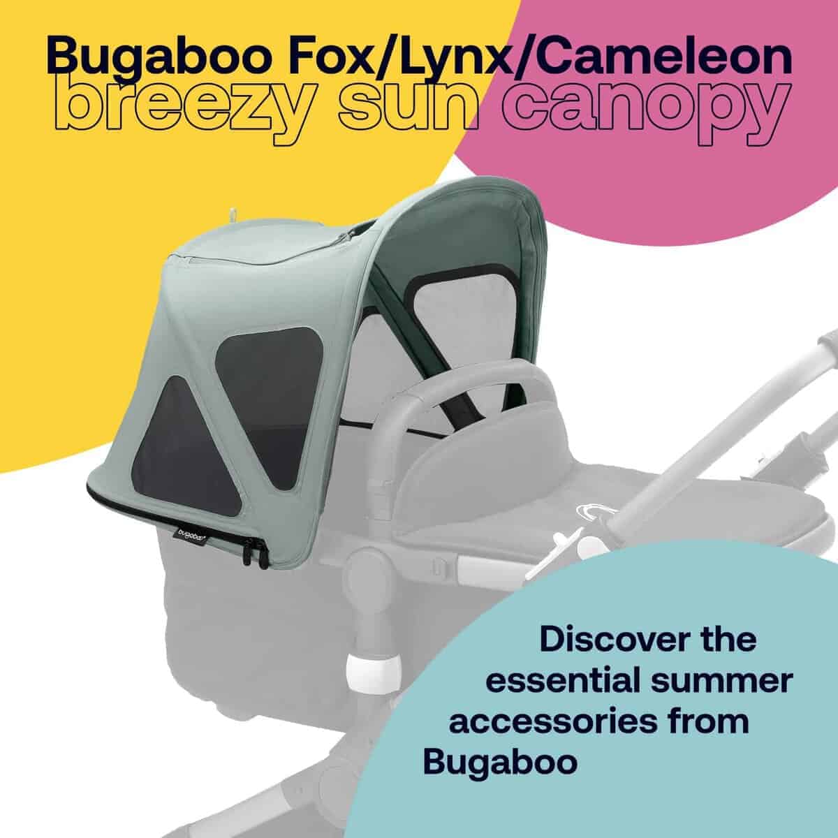 Capota Solar Bugaboo Breezy, Extensible para Mayor - Imagen 3