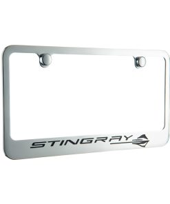 Marco de placa de matrícula de Corvette C8 Stingray cromado