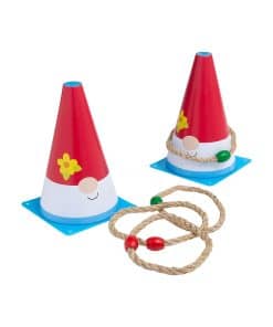 Juego de Lanzamiento de Conos de Gnomos