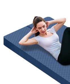 nuveti Tapete de Ejercicio Grande - -Azul Oscuro