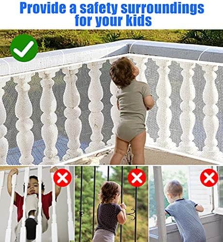 Barrera de Seguridad para Bebés en Escaleras, Protector de - Imagen 6