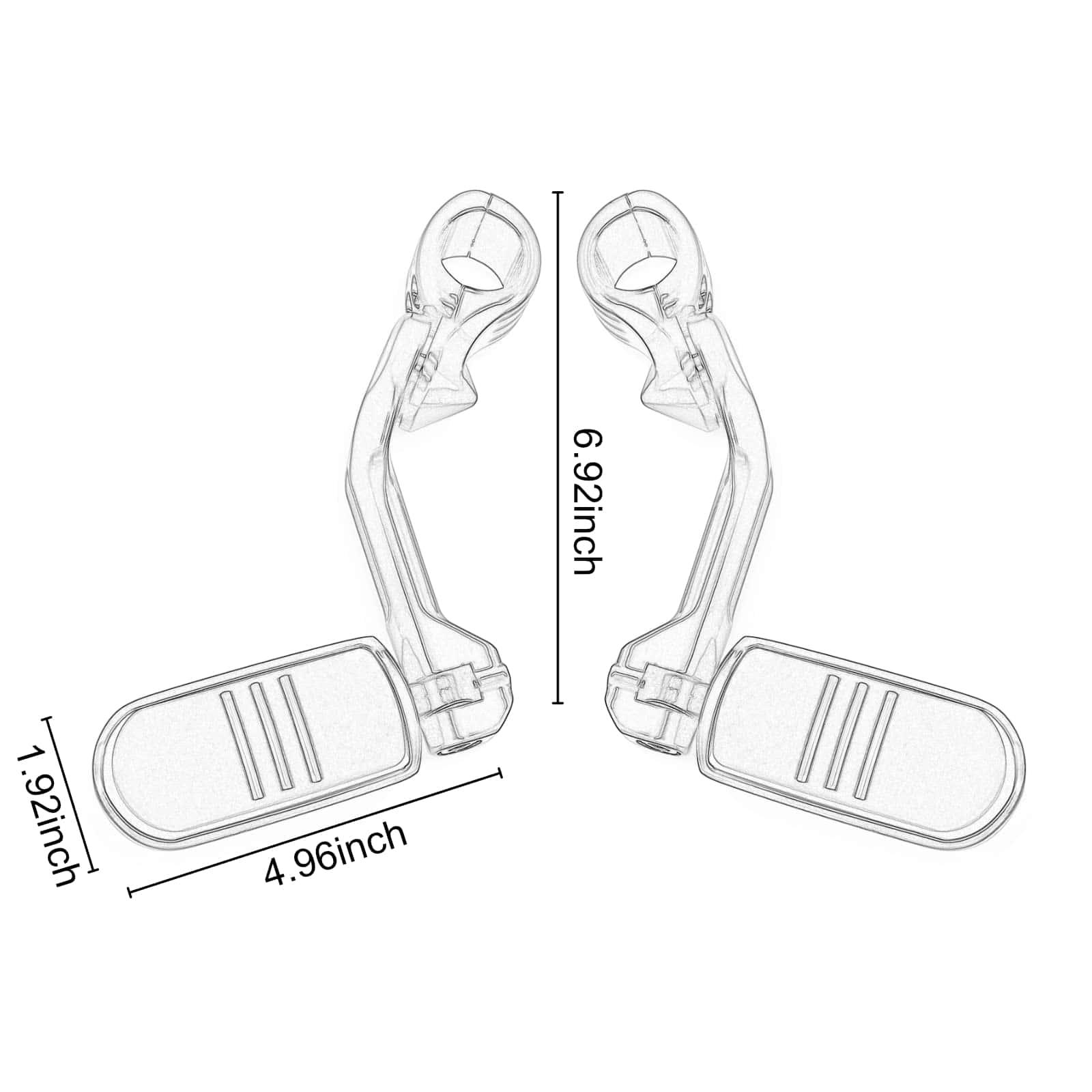Prensadores de carretera de vapor Long Angled y kit de - Imagen 8