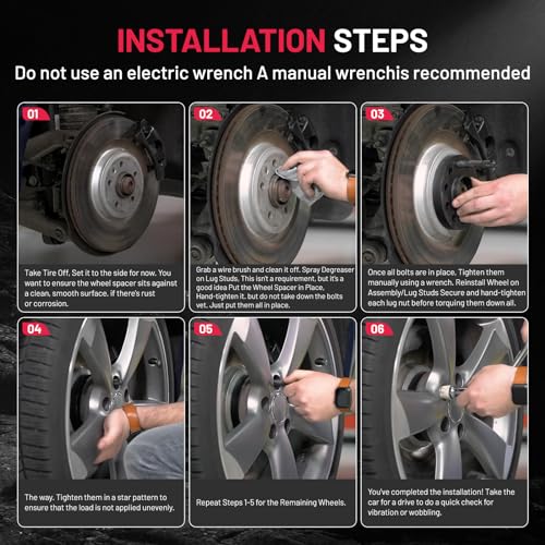BDFHYK Separadores de Rueda 5x127mm, Separadores de Rueda - Imagen 6