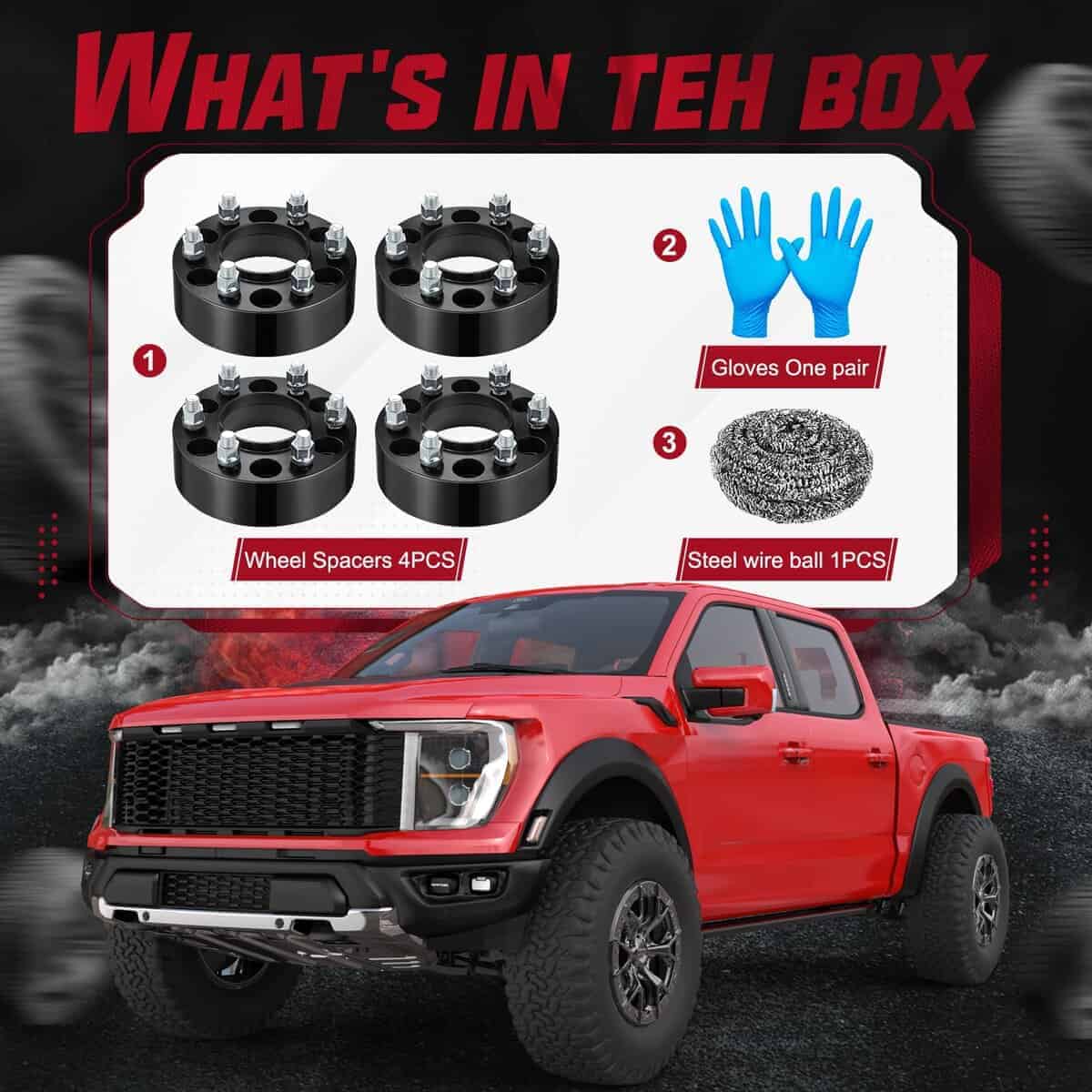 Espaciador de Rueda BDFHYK 6x135mm, 2 pulgadas Espaciador - Imagen 3