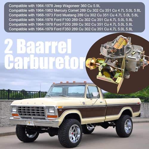 Carburador de 2 Barriles 2100 2150 Compatible con Ford 289 - Imagen 6