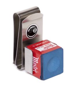 Porta Tiza de Billar Magnético de Metal OKKO + 1 pc de Tiza