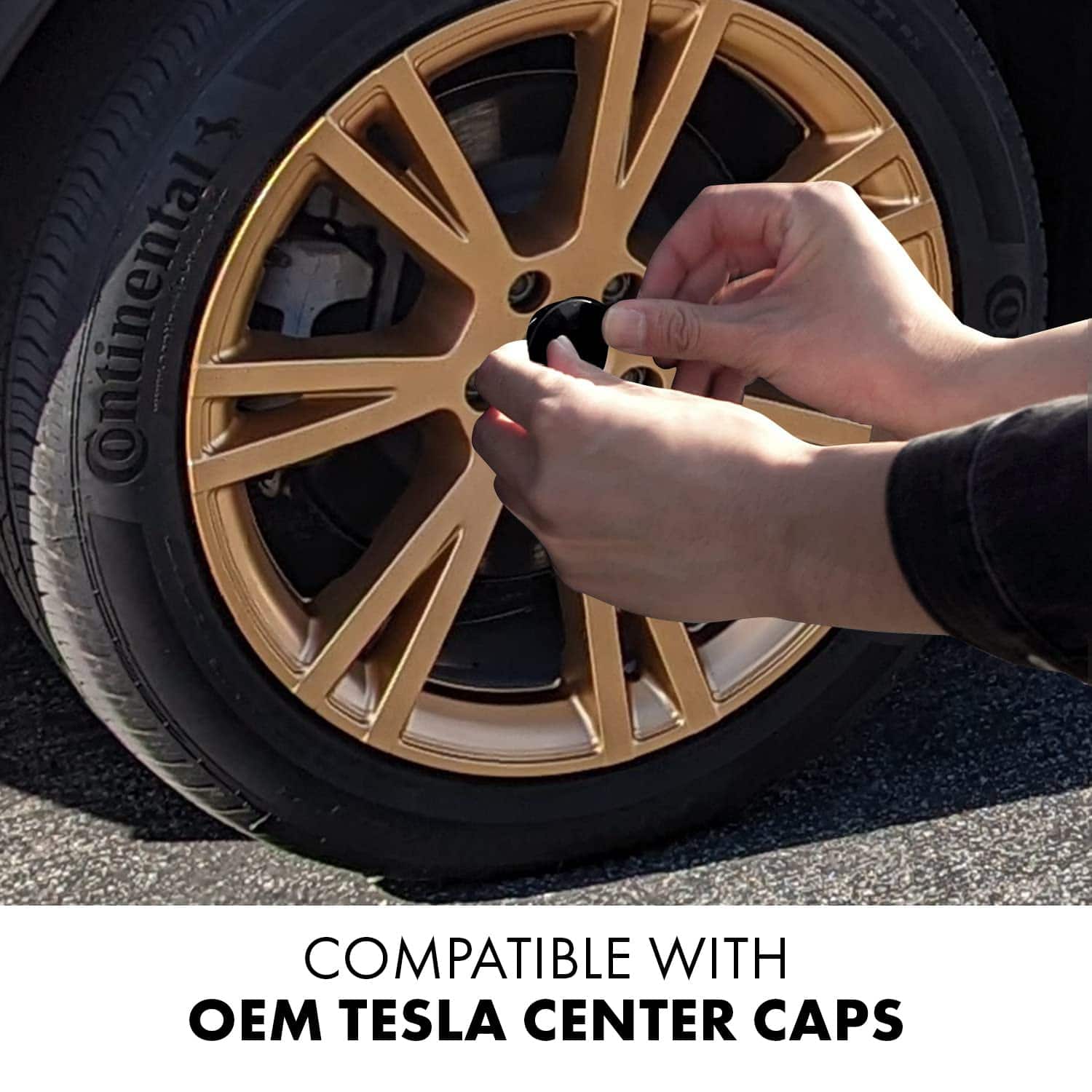 Tapacubos Mayde de 19 pulgadas para Tesla Model Y -Dorado - Imagen 8