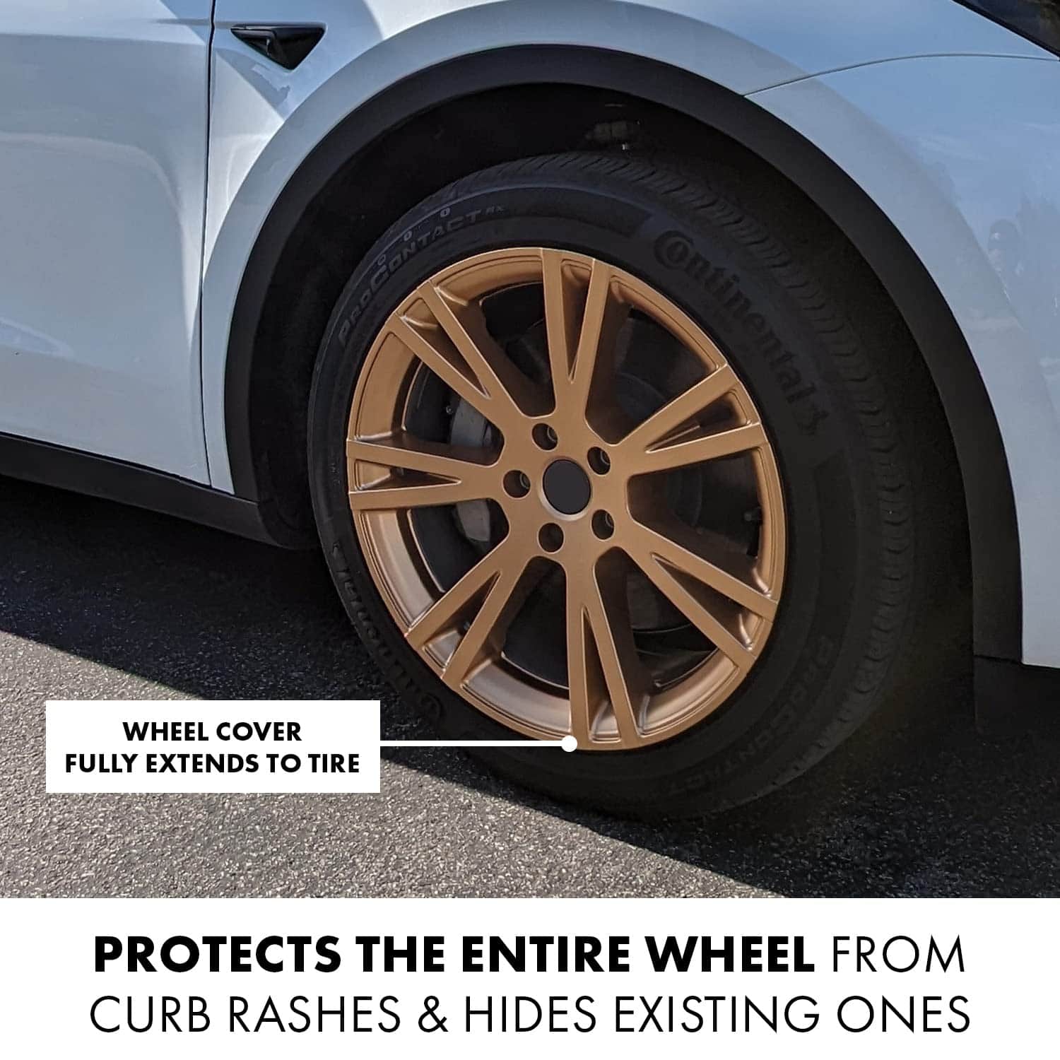 Tapacubos Mayde de 19 pulgadas para Tesla Model Y -Dorado - Imagen 6