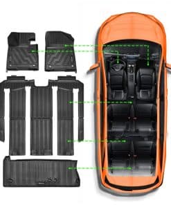 Tapetes para el Piso y Forro de Carga Compatible con