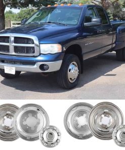 Simulador de rueda doble de acero inoxidable pulido de 17"