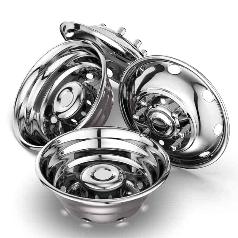 SIMULADOR DE RUEDAS DOBLES DE 16" DE ACERO INOXIDABLE - Imagen 3