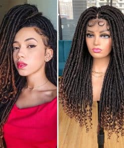Pelucas de Locs Falsos para Mujeres Negras Locs de Diosa