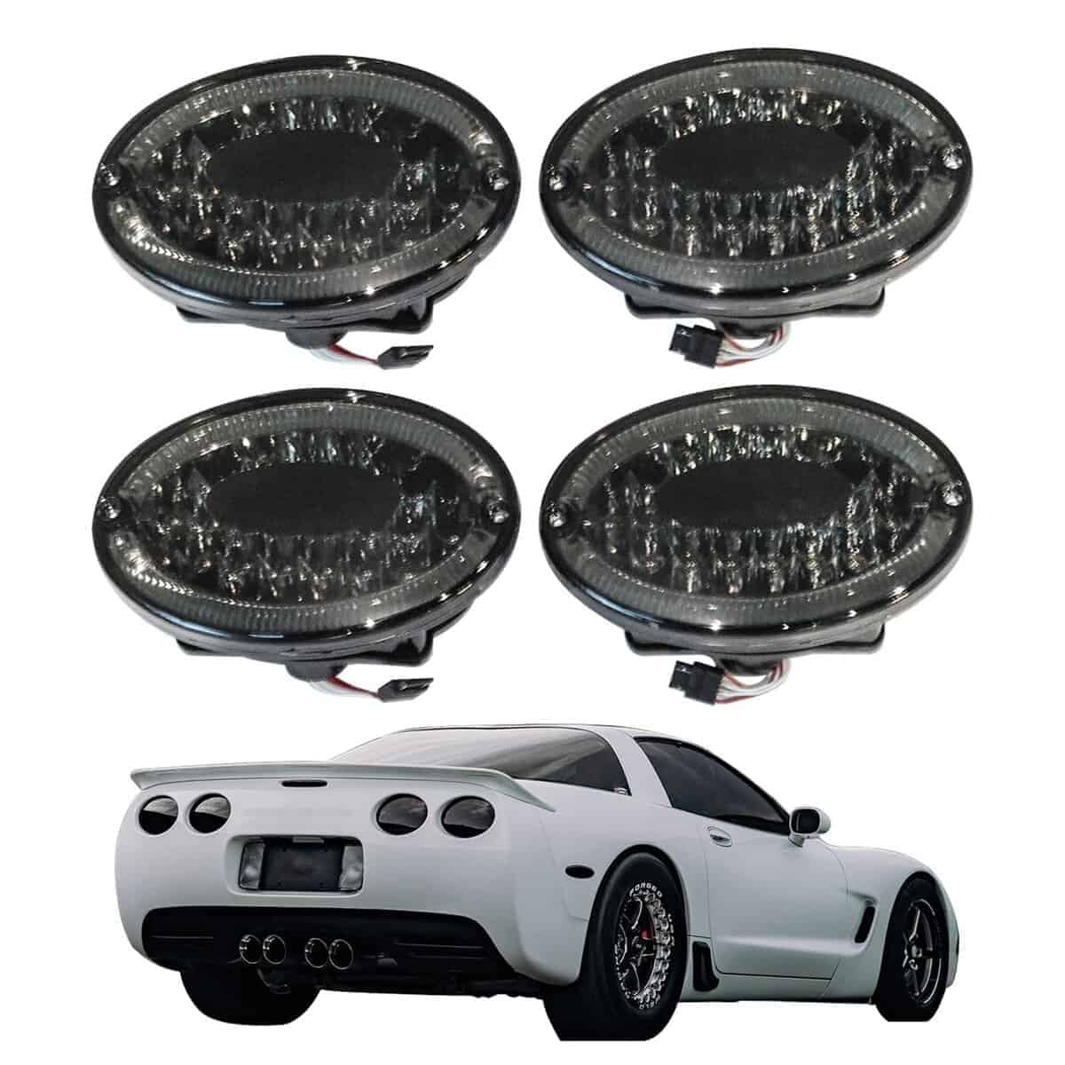 Set de 4 luces traseras LED de luz de giro para Che-vro-let