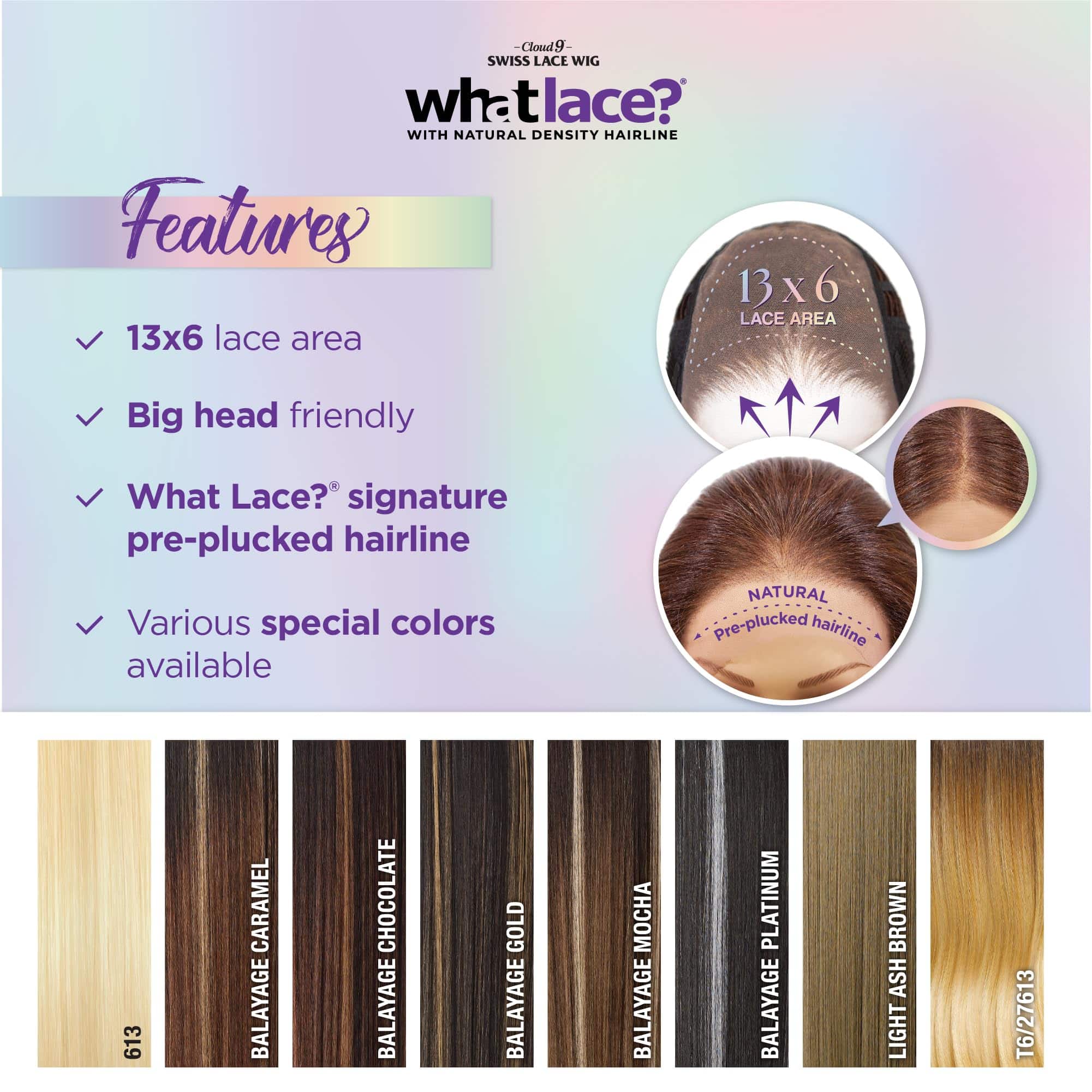 Peluca Sensationnel What Lace 13X6 - Glenna -BALAYAGECARAMEL - Imagen 8