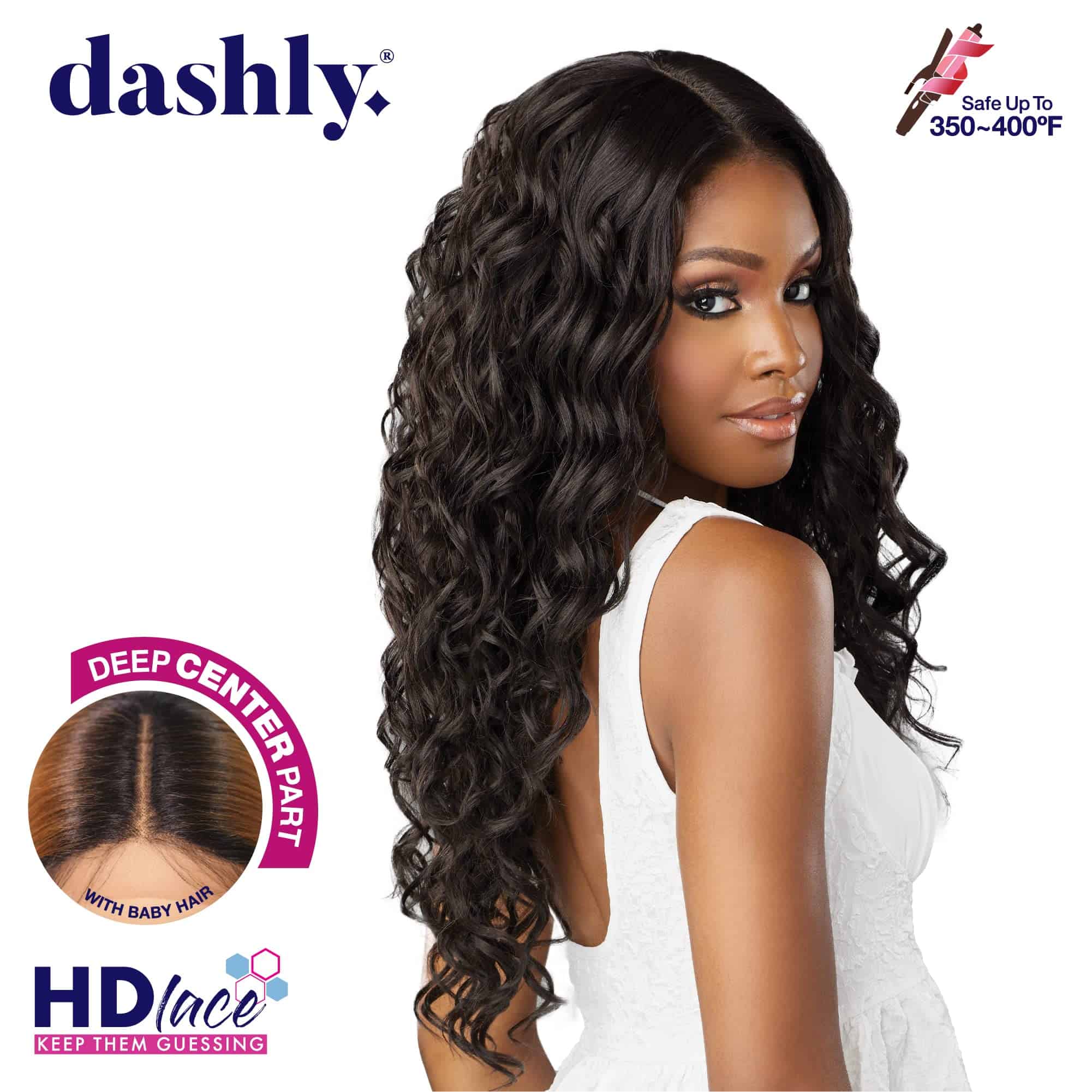 Peluca frontal de encaje Sensationnel Dashly - Unidad 29 - Imagen 4