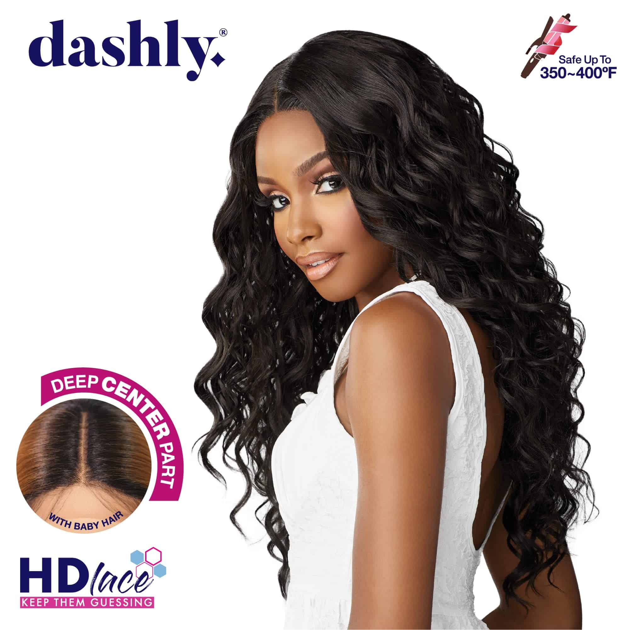 Peluca frontal de encaje Sensationnel Dashly - Unidad 29 - Imagen 3