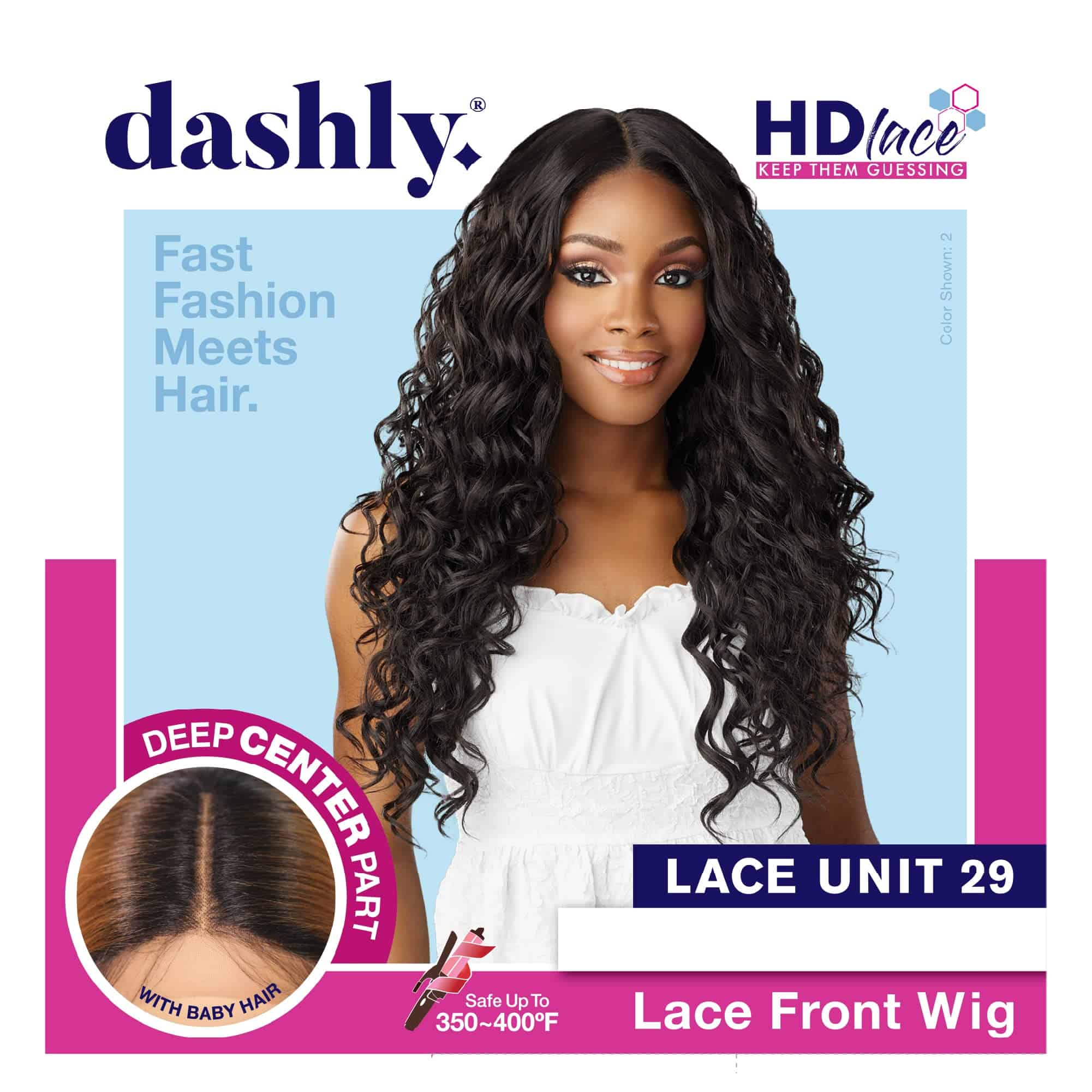 Peluca frontal de encaje Sensationnel Dashly - Unidad 29 - Imagen 8