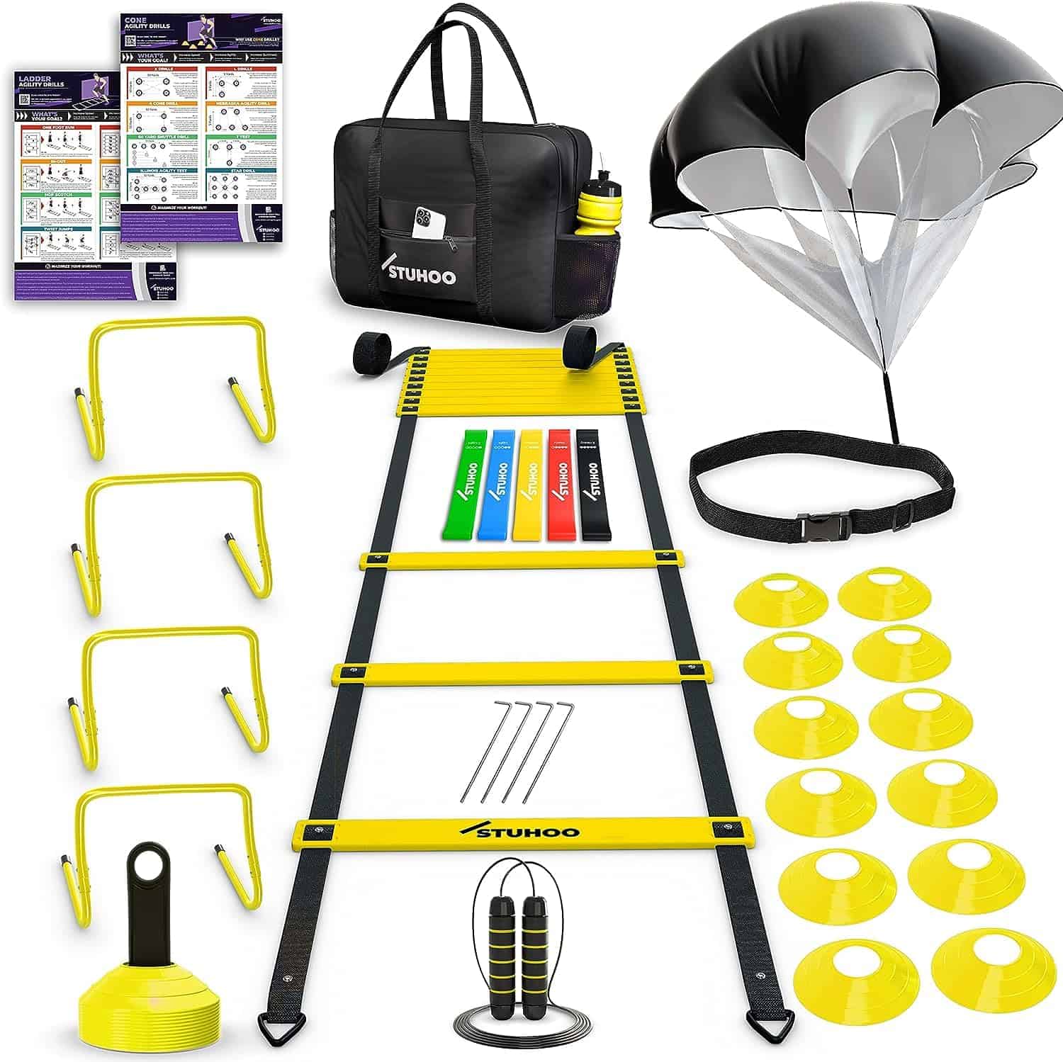Set de Equipos de Entrenamiento de Agilidad -Amarillo