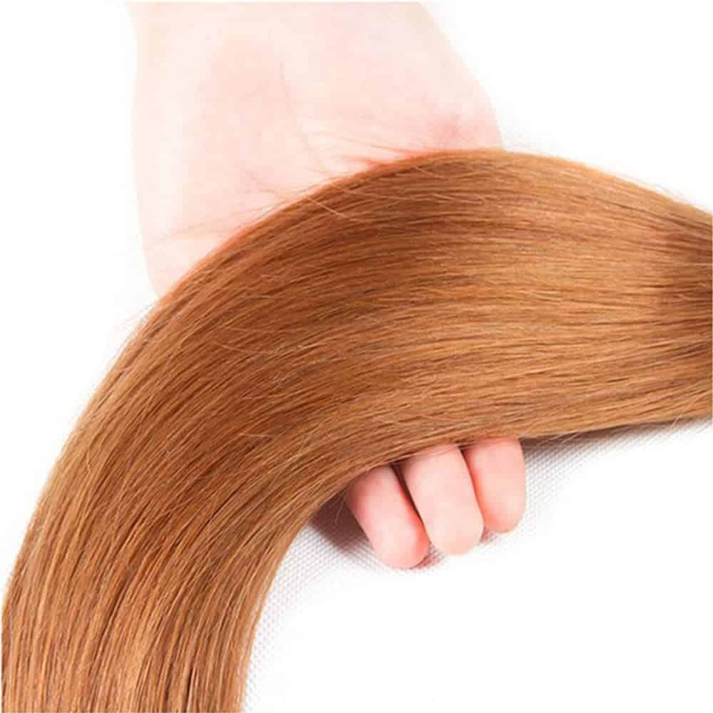 Paquetes de Extensiones de Cabello Rubio Miel #27 Cabello - Imagen 8