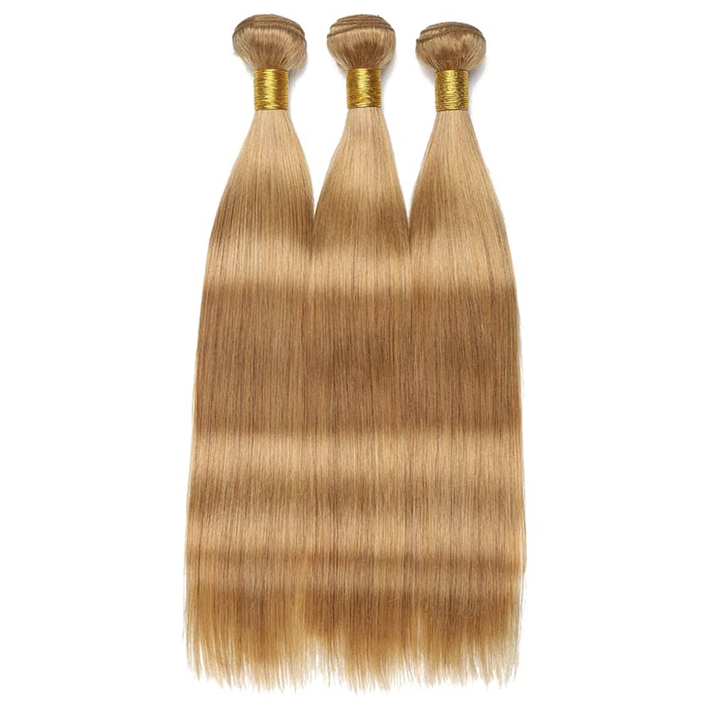 Paquetes de Extensiones de Cabello Rubio Miel #27 Cabello - Imagen 3