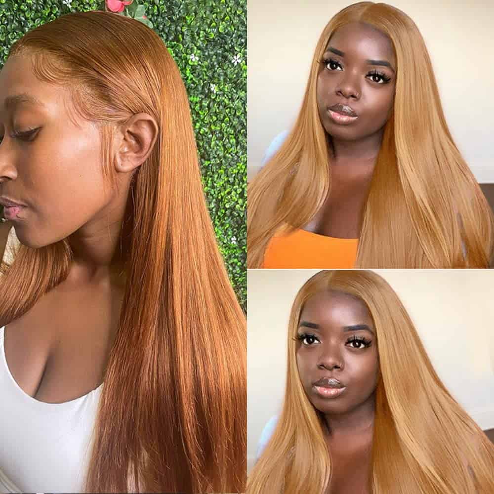 Paquetes de Extensiones de Cabello Rubio Miel #27 Cabello - Imagen 9