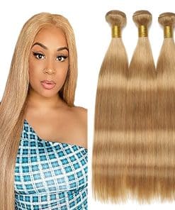 Paquetes de Extensiones de Cabello Rubio Miel #27 Cabello