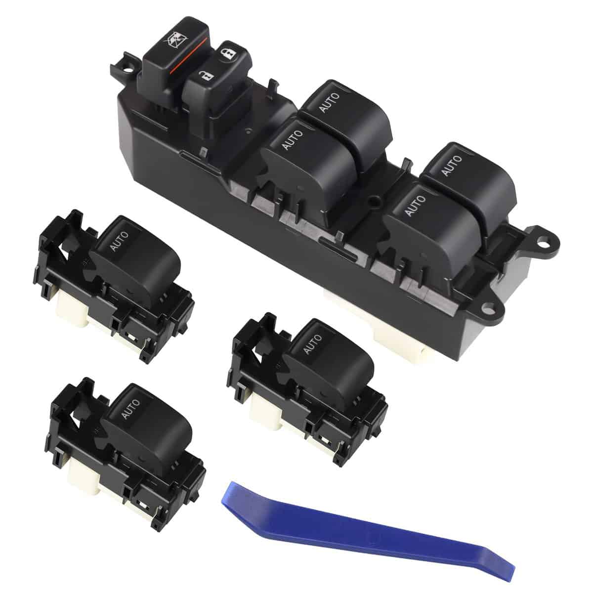 Panel de interruptor de ventana LED para Toyota Tundra 2007