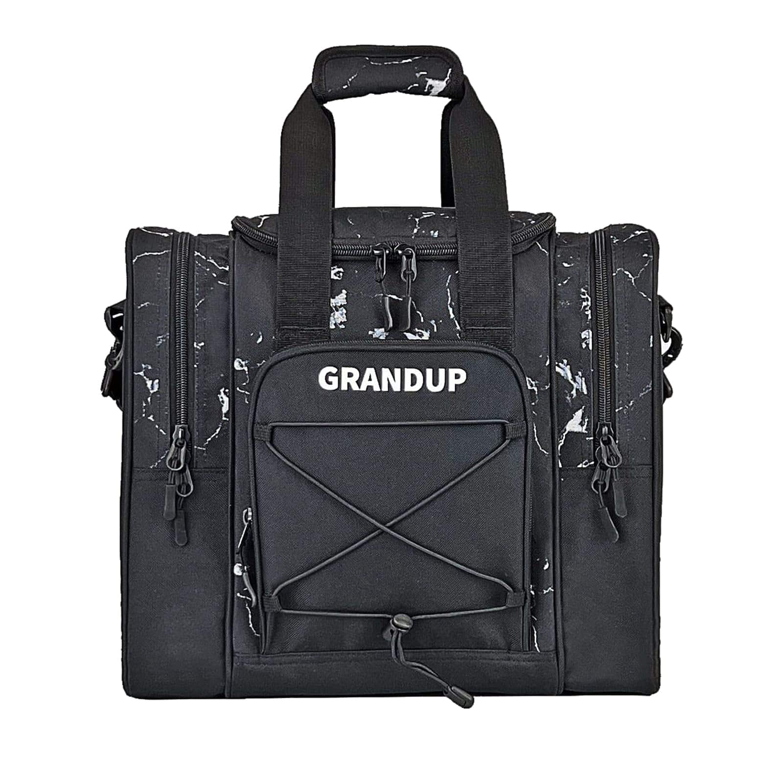 GRANDUP Bolsa de Bolos para una Bola - Bolso de Bolos negro
