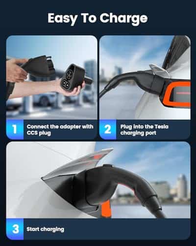 Adaptador de cargador SEGUMA CCS1 a Tesla, Adaptador de - Imagen 7