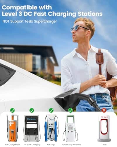 Adaptador de cargador SEGUMA CCS1 a Tesla, Adaptador de - Imagen 6