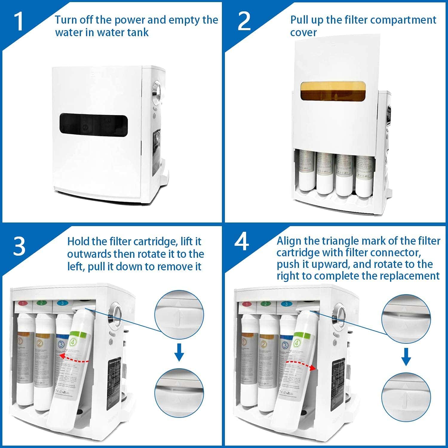 Filtro de Agua KFLOW - Repuesto de Filtro de 4ta Etapa para - Imagen 3