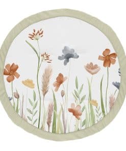 Sweet Jojo Designs Boho Floral Garden Flower Girl Baby Play