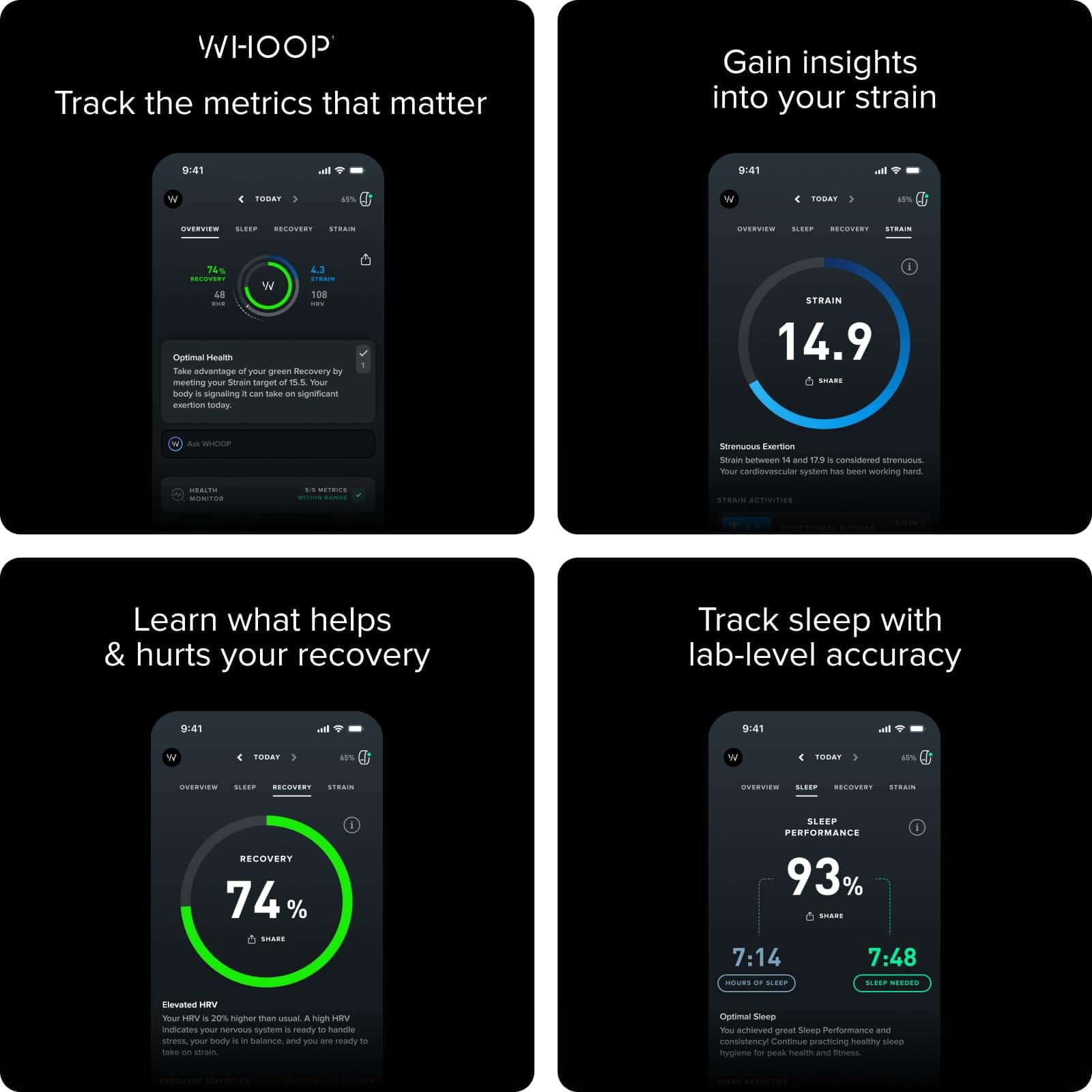 WHOOP 4.0 con Suscripción de 12 Meses - Rastreador de - Imagen 3
