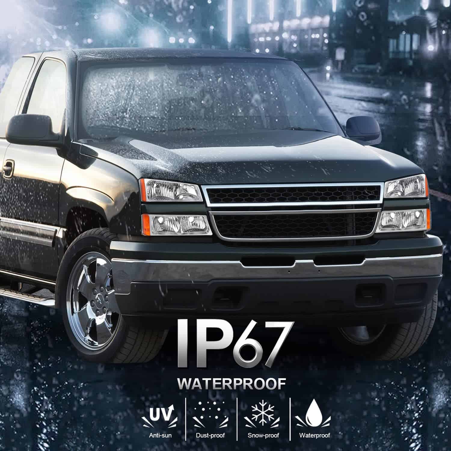 Juego de Faros para Chevrolet Silverado 1500 2500 3500 - Imagen 7